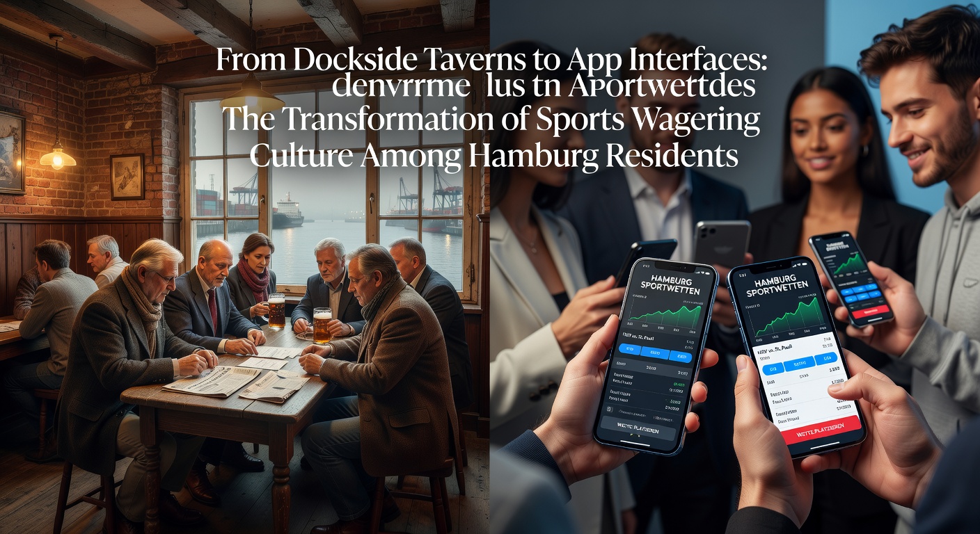 Historische Kneipen am Hamburger Hafen, wo frühe Sportwetten stattfanden