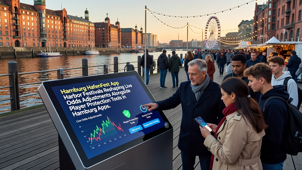 Mobile Wett-App mit Schutztools und Live-Quoten während Hamburger Hafenfest