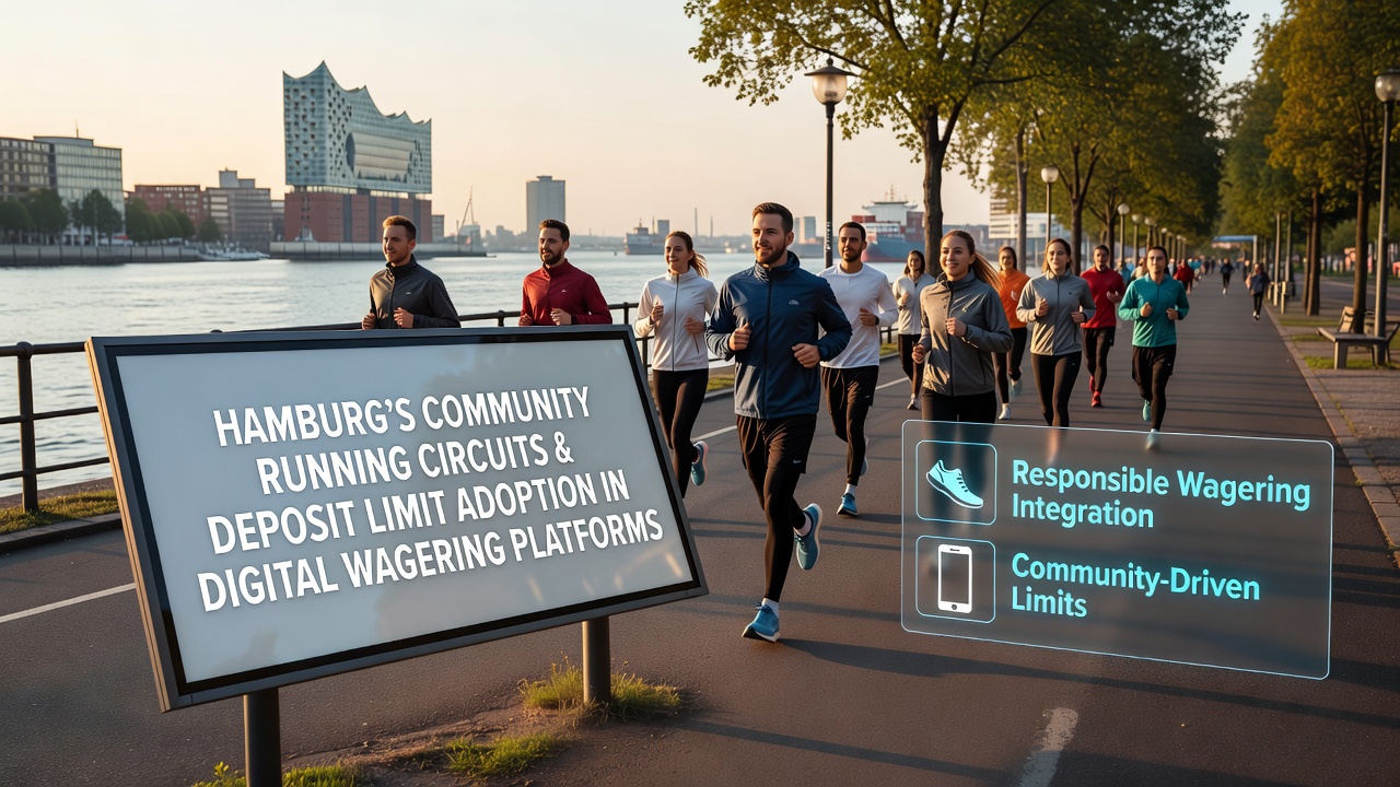 Laufgruppe in Hamburg bei einer gemeinsamen Trainingseinheit entlang der Alster